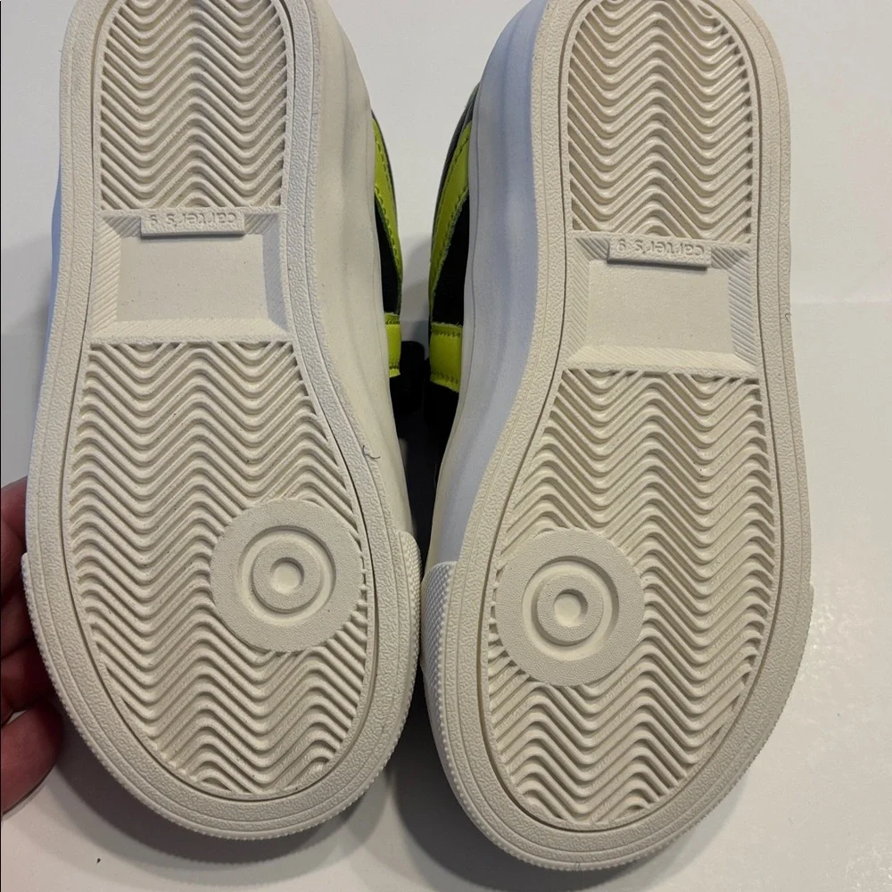 Carter's Amal Navy and Green Sneakers